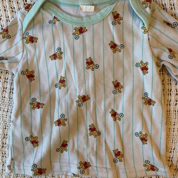 𝅺mgm Kid's Fashion Striped Vintage Pajamas Size 1 [Fits Like 12 Months] (1319) - Picture 3 of 8